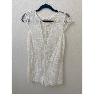 Floral Lace Romper